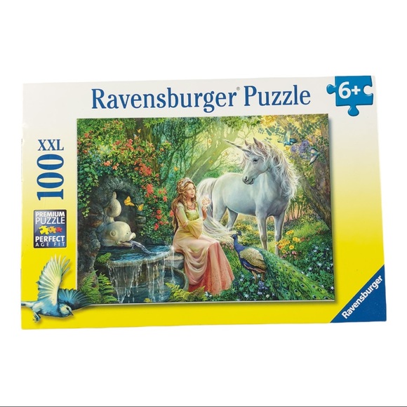 Ravensburger Other - Ravensburger Princess and Unicorn 100 Piece XXL Jigsaw Puzzle 105595 19 x 14